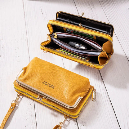 Ladies Multifunctional Bag with Cross Closure and Unique Design