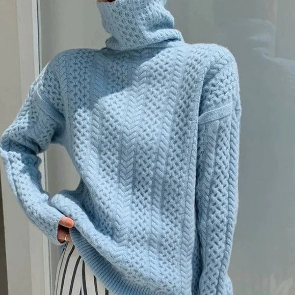 Ladies Pullover Kashmir Sweater Casual Warm Spring and Winter