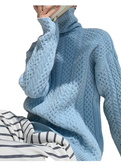 Ladies Pullover Kashmir Sweater Casual Warm Spring and Winter