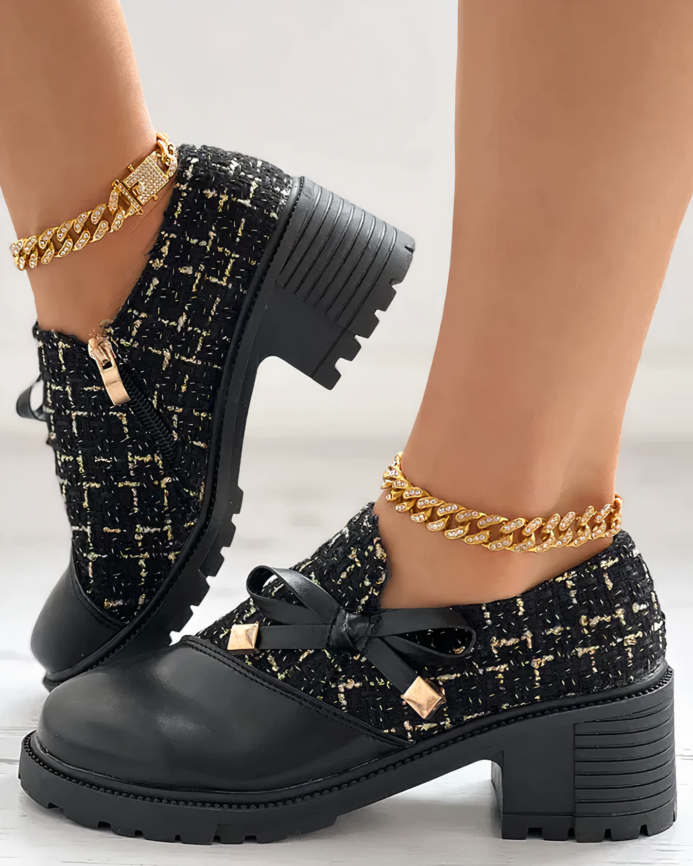 Ladies Pumps With Wide Heel Open Toe