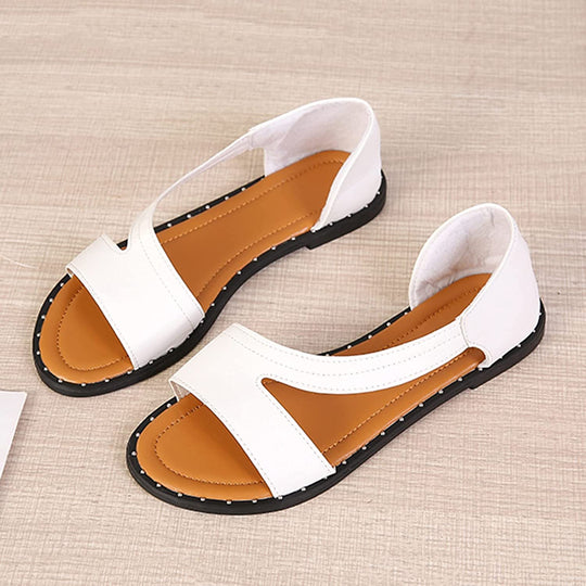 Ladies Sandals Evening Style Premium PU Leather With Adjustable Straps