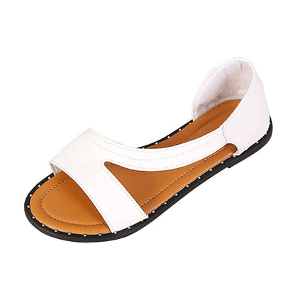 Ladies Sandals Evening Style Premium PU Leather With Adjustable Straps