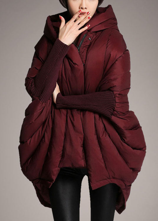 Ladies Winter Coat with Hood and Zipper