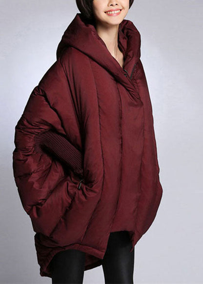 Ladies Winter Coat with Hood and Zipper