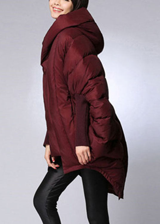 Ladies Winter Coat with Hood and Zipper
