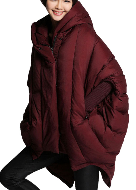Ladies Winter Coat with Hood and Zipper
