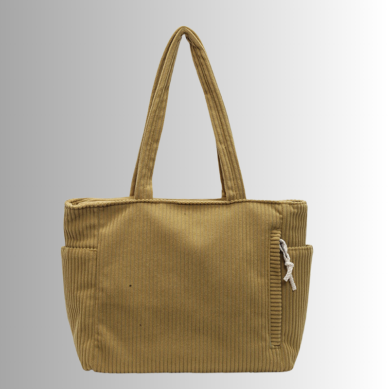 Ladies shoulder bag Corduroy Stylish and Practical