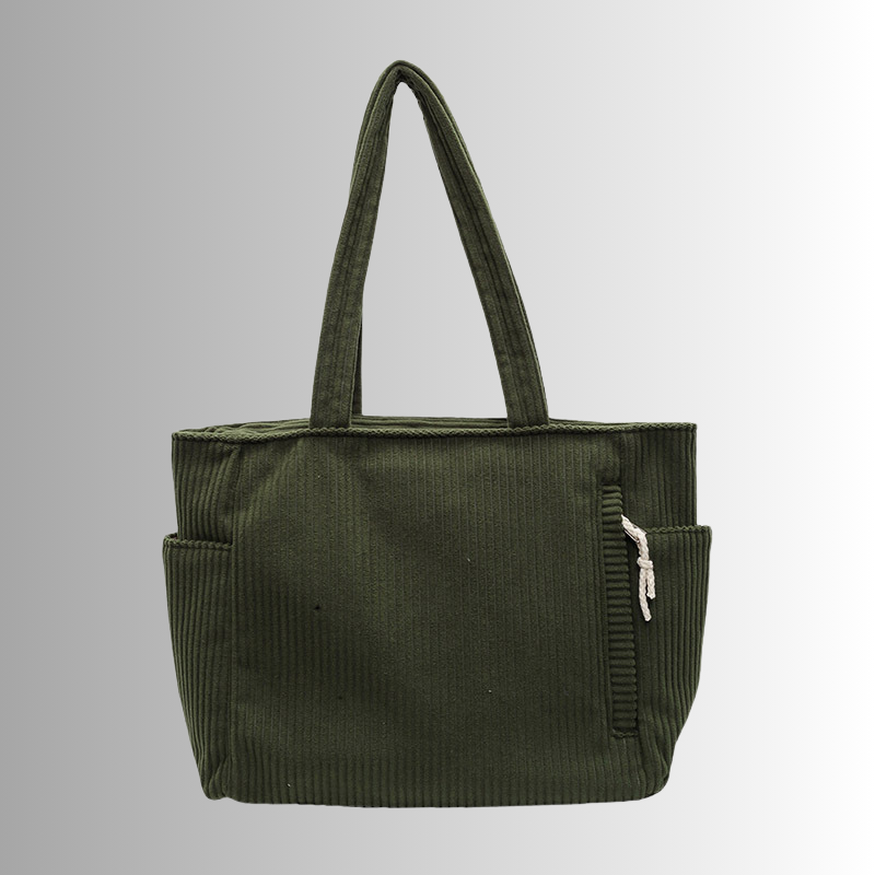 Ladies shoulder bag Corduroy Stylish and Practical