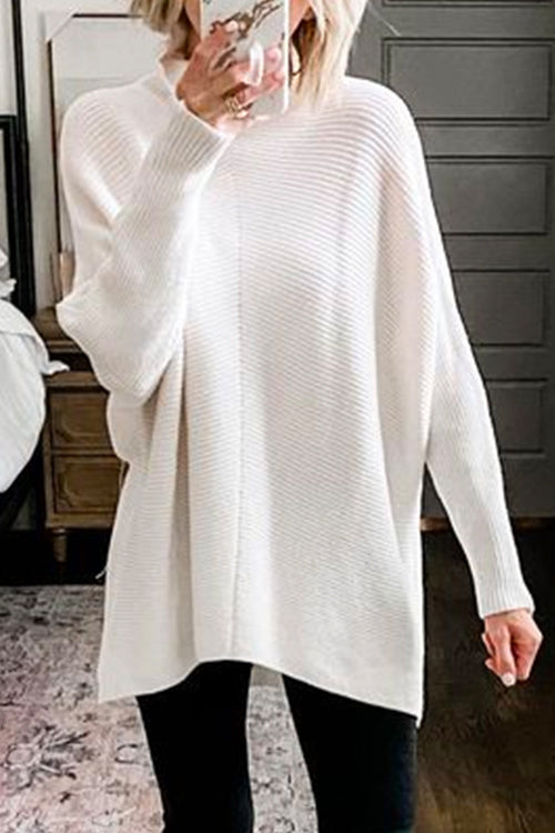 Ladies' turtleneck plain