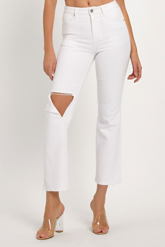 Lady Denim Jeans Distressed
