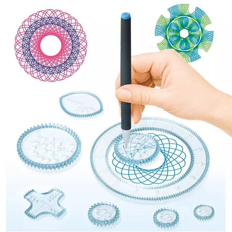 Learning Spirograph drawing tool Ultra deluxe kit - The classic is back!