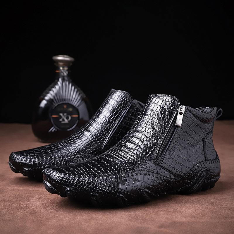 Leather Style Chelsea Boots For Men