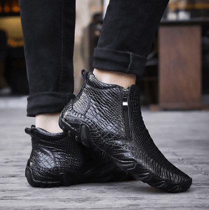 Leather Style Chelsea Boots For Men