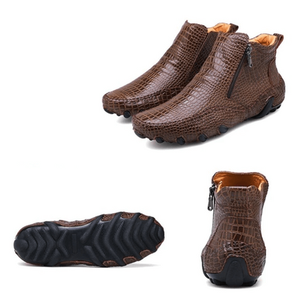 Leather Style Chelsea Boots For Men