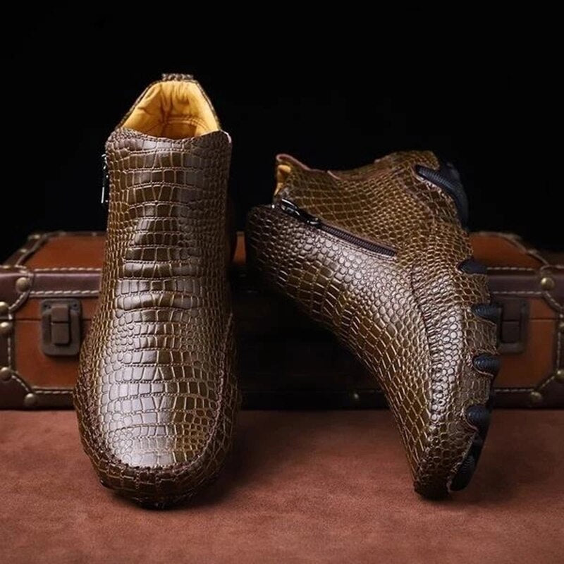 Leather Style Chelsea Boots For Men