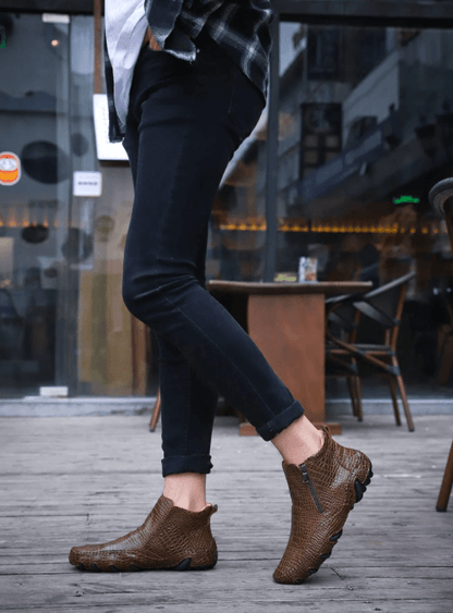 Leather Style Chelsea Boots For Men