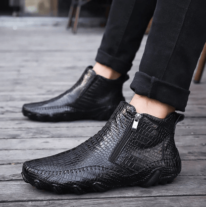 Leather Style Chelsea Boots For Men