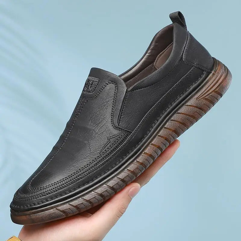 Leather Style Entry Men's Shoes Loafers