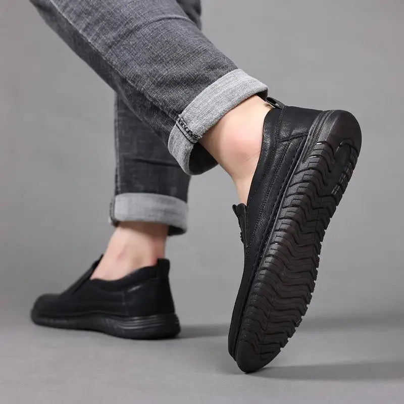 Leather Style Entry Men's Shoes Loafers