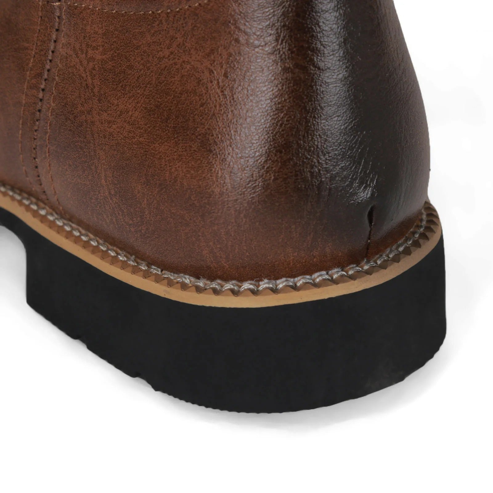 Leather Style cowboy boots for men