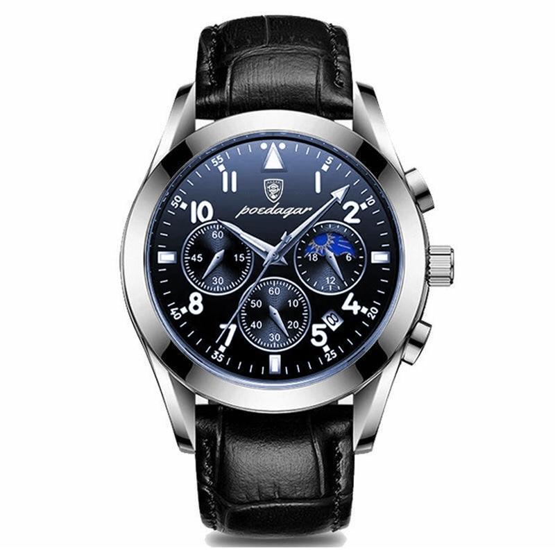 Leather Wristwatch for Men