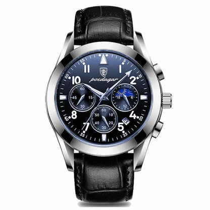 Leather Wristwatch for Men