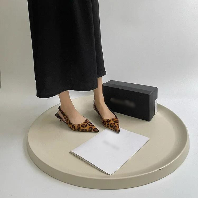 Leopard Pointed Heels