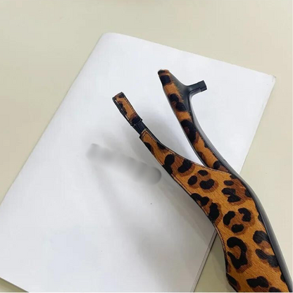 Leopard Pointed Heels