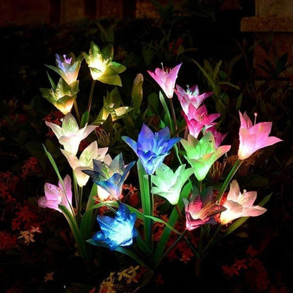 Lily Solar Garden Pole Light