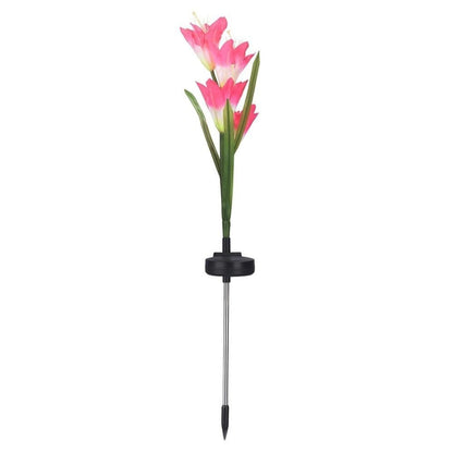 Lily Solar Garden Pole Light