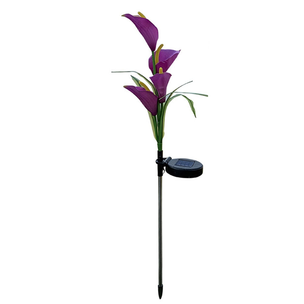 Lily Solar Garden Pole Light