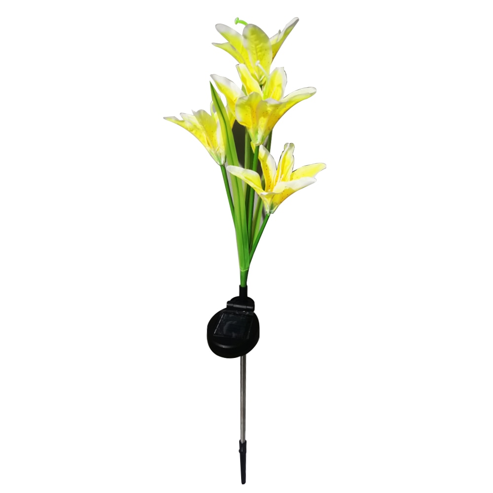 Lily Solar Garden Pole Light