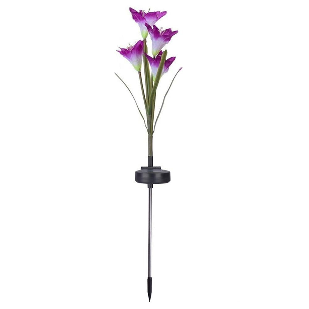 Lily Solar Garden Pole Light