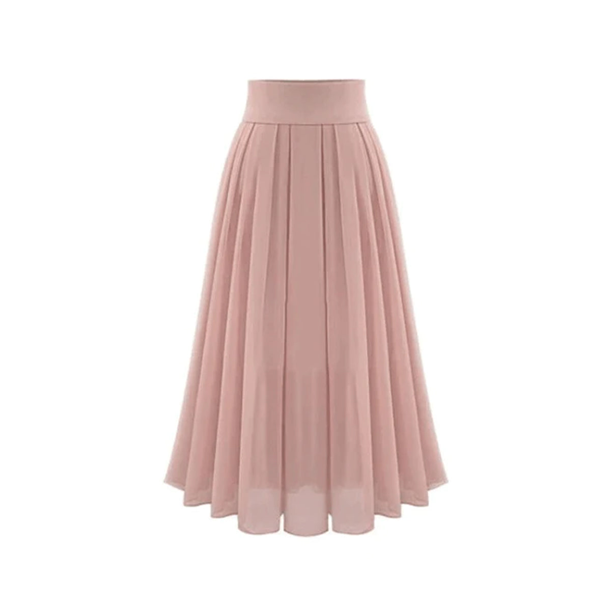Long Pleated Skirt
