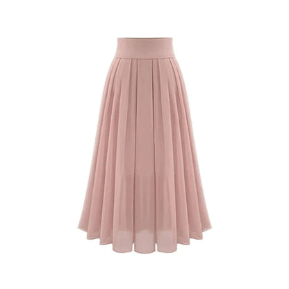 Long Pleated Skirt