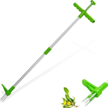 Long-handled weed remover