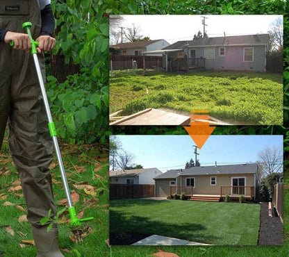 Long-handled weed remover