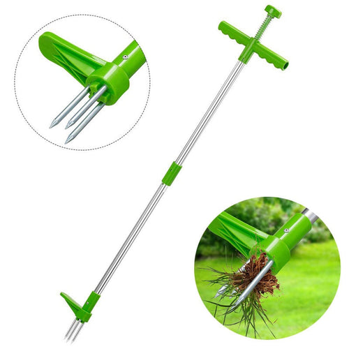 Long-handled weed remover