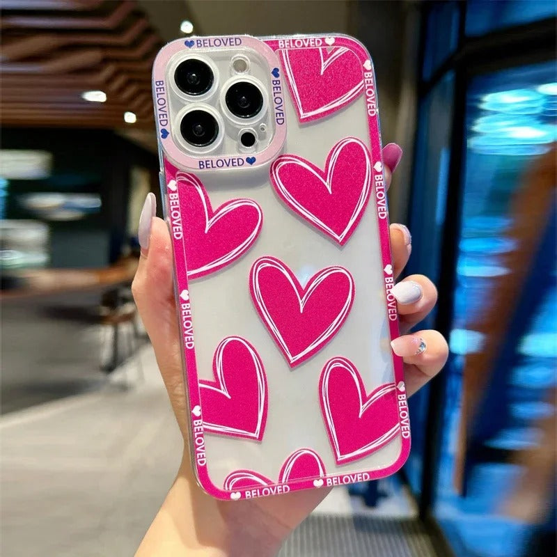 Love Heart Phone Case For iPhone