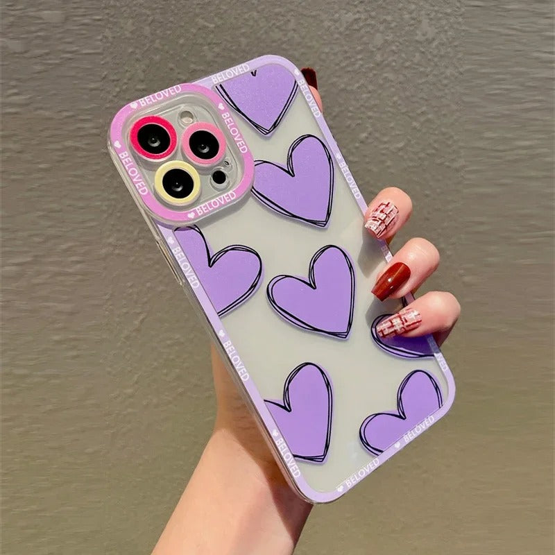 Love Heart Phone Case For iPhone