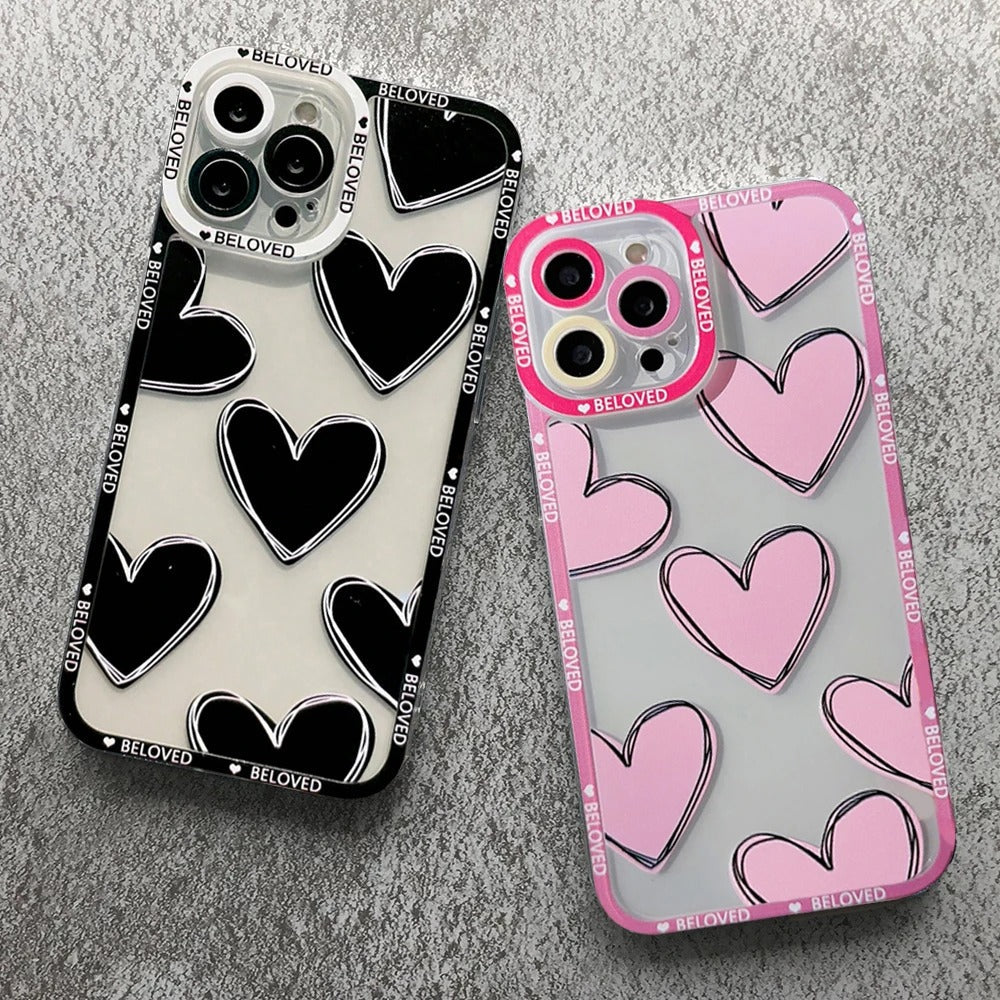 Love Heart Phone Case For iPhone