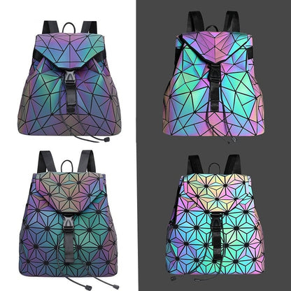 Luminous Geometric Backpack