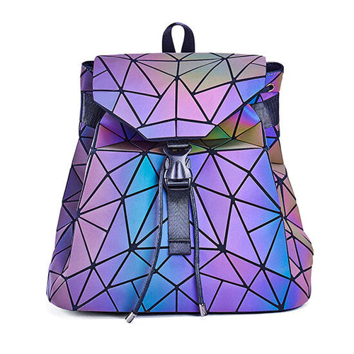 Luminous Geometric Backpack