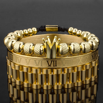 Luxury Crown Bracelet Set