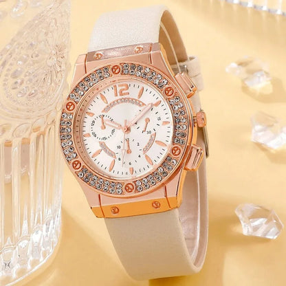 Luxury Rhinestone Watch (Set of 2 pieces)