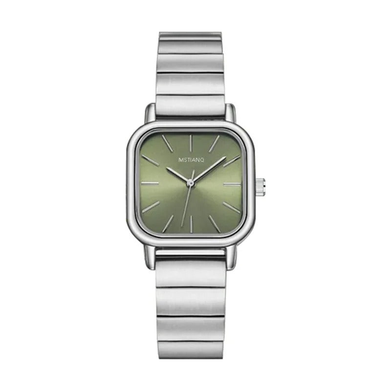 Luxury ladies' watch with steel strap