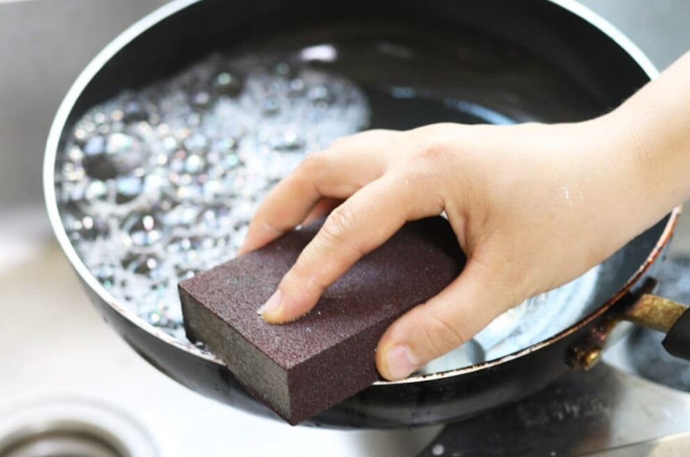 Magic Emerald Scrub Sponge Brush