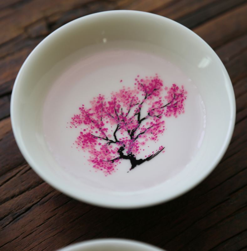 Magic Sakura Cherry Blossom Sake Cup