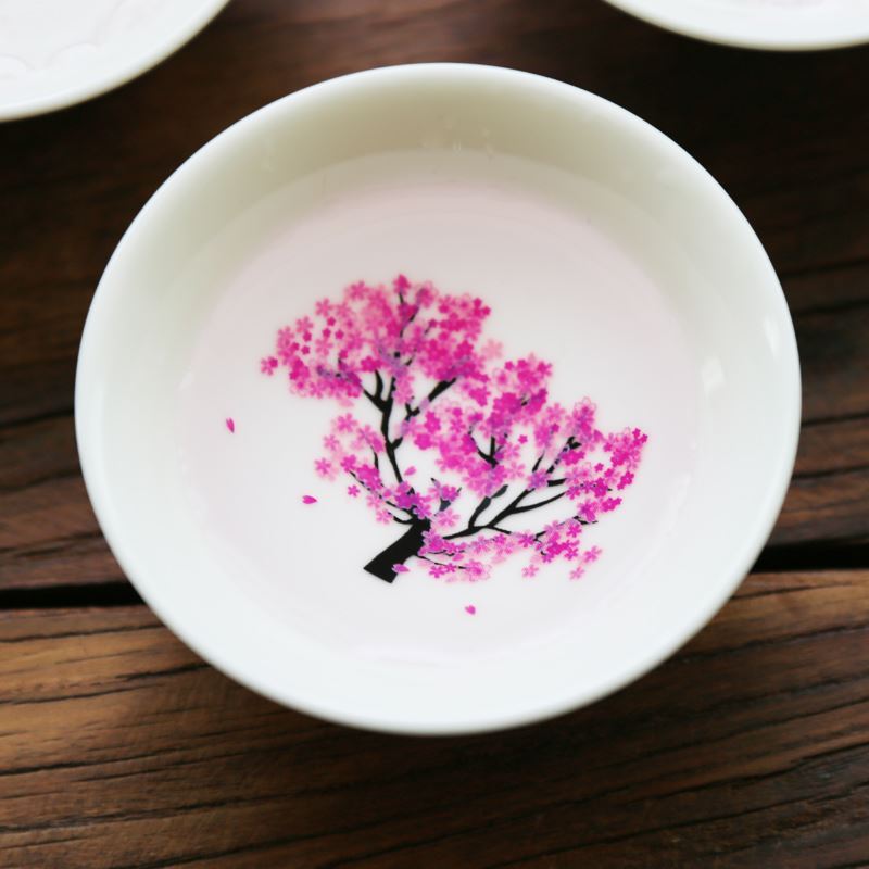 Magic Sakura Cherry Blossom Sake Cup