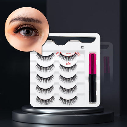 Magnetic False Eyelashes and Eyeliner Set